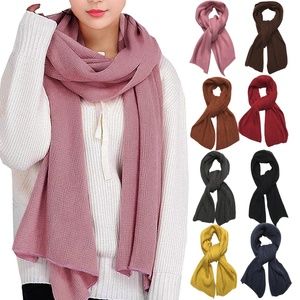 Warm Winter Infinity Scarves Set Blanket Scarf